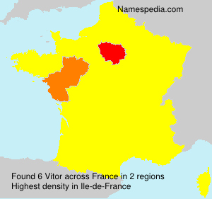 Surname Vitor in France