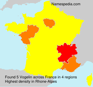 Surname Vogelin in France