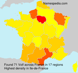 Surname Volf in France
