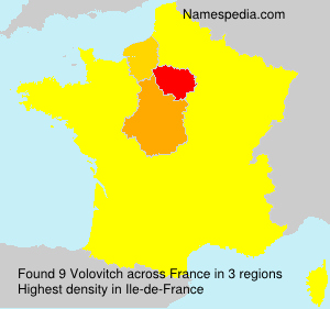 Surname Volovitch in France