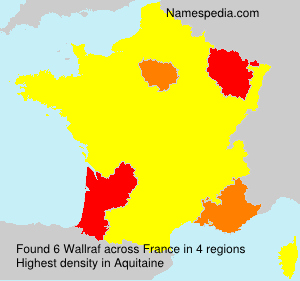Surname Wallraf in France