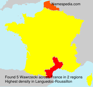 Surname Wawrzecki in France