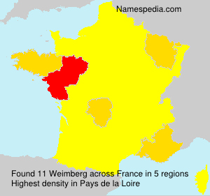 Surname Weimberg in France