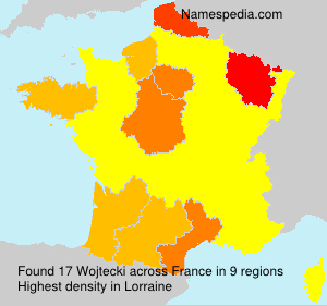Surname Wojtecki in France
