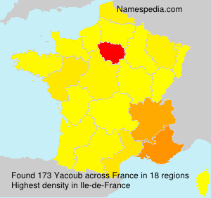 Surname Yacoub in France