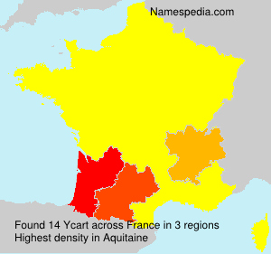 Surname Ycart in France