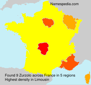Surname Zurzolo in France