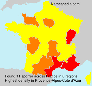 Surname sporrer in France