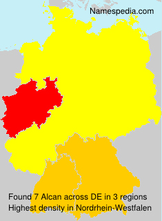 Surname Alcan in Germany