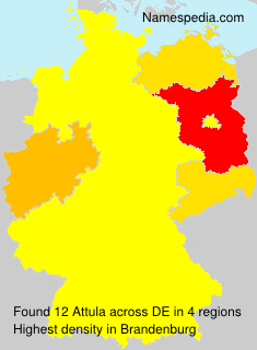 Surname Attula in Germany