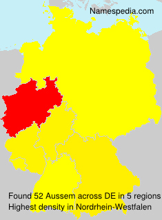 Surname Aussem in Germany