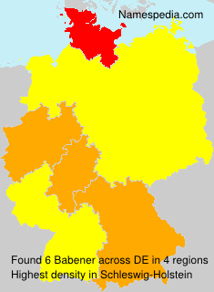 Surname Babener in Germany Surname Babener in Germany