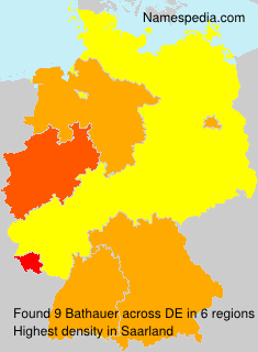 Surname Bathauer in Germany Surname Bathauer in Germany
