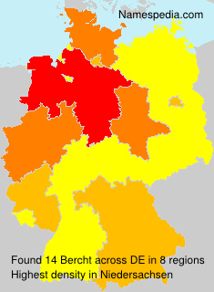 Surname Bercht in Germany Surname Bercht in Germany
