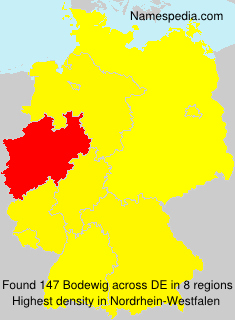 Surname Bodewig in Germany