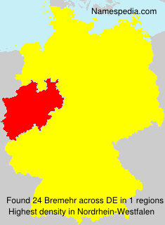 Surname Bremehr in Germany