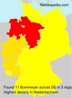 Surname Buermeyer in Germany