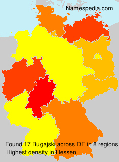 Surname Bugajski in Germany