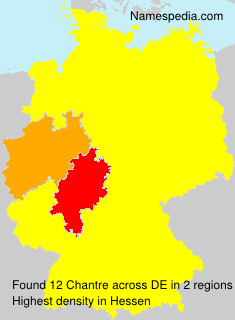 Surname Chantre in Germany