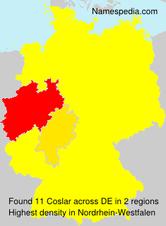 Surname Coslar in Germany