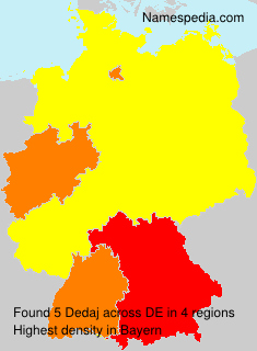 Surname Dedaj in Germany