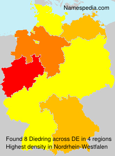 Surname Diedring in Germany Surname Diedring in Germany