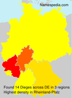 Surname Dieges in Germany Surname Dieges in Germany