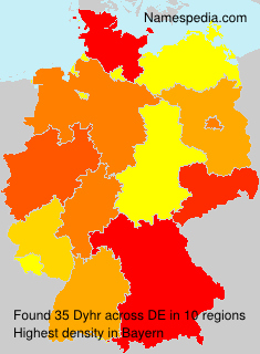 Surname Dyhr in Germany