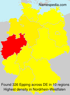 Surname Epping in Germany