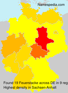 Surname Feuerstacke in Germany