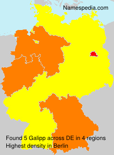 Surname Galipp in Germany Surname Galipp in Germany