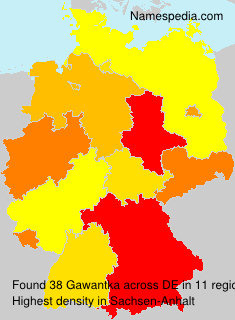 Surname Gawantka in Germany