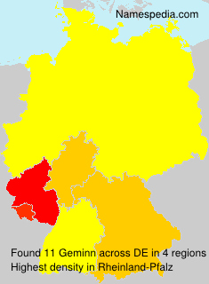 Surname Geminn in Germany