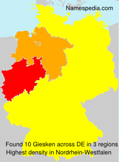 Surname Giesken in Germany Surname Giesken in Germany