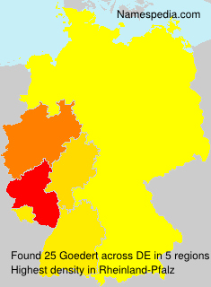 Surname Goedert in Germany