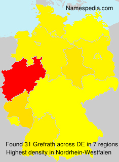 Surname Grefrath in Germany
