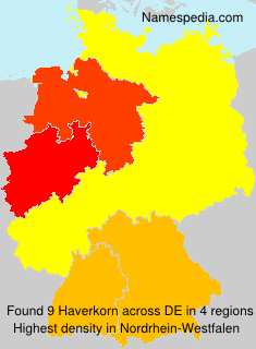 Surname Haverkorn in Germany Surname Haverkorn in Germany