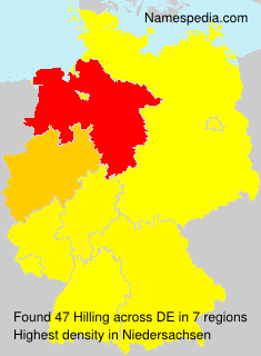 Surname Hilling in Germany