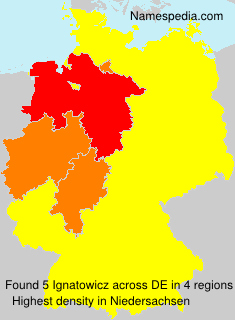 Surname Ignatowicz in Germany