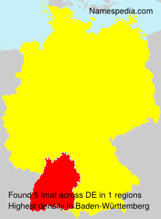 Surname Imat in Germany