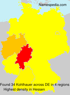 Surname Kohlhauer in Germany