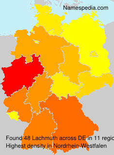 Surname Lachmuth in Germany