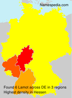 Surname Lamot in Germany