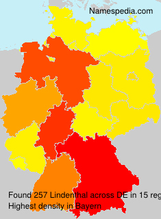 Surname Lindenthal in Germany