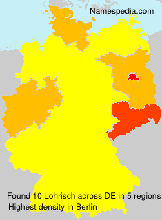 Surname Lohrisch in Germany Surname Lohrisch in Germany