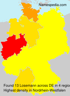 Surname Losemann in Germany Surname Losemann in Germany
