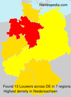 Surname Louwers in Germany