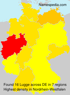 Surname Lugge in Germany