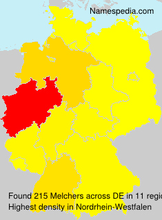 Surname Melchers in Germany