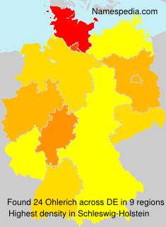 Surname Ohlerich in Germany